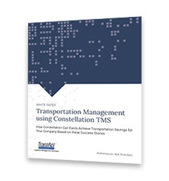 Cover - White Paper: Transportation Management Using Constellation TMS